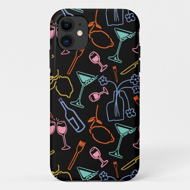 Capa Para iPhone 11 Banquete da meia-noite (Verso)