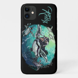 Capa Para iPhone 11 Banquete Pinguim Africano