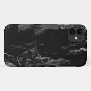 Capa Para iPhone 11 Barcaças residenciais vintage Hong Kong China