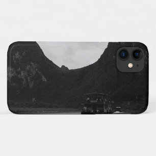 Capa Para iPhone 11 Barco de rio vintage Guilin China
