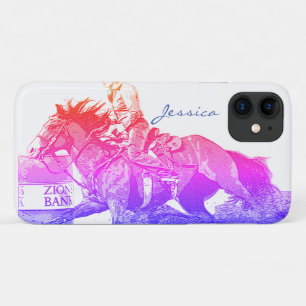 Capa Para iPhone 11 Barrel Racer II (arco-íris)