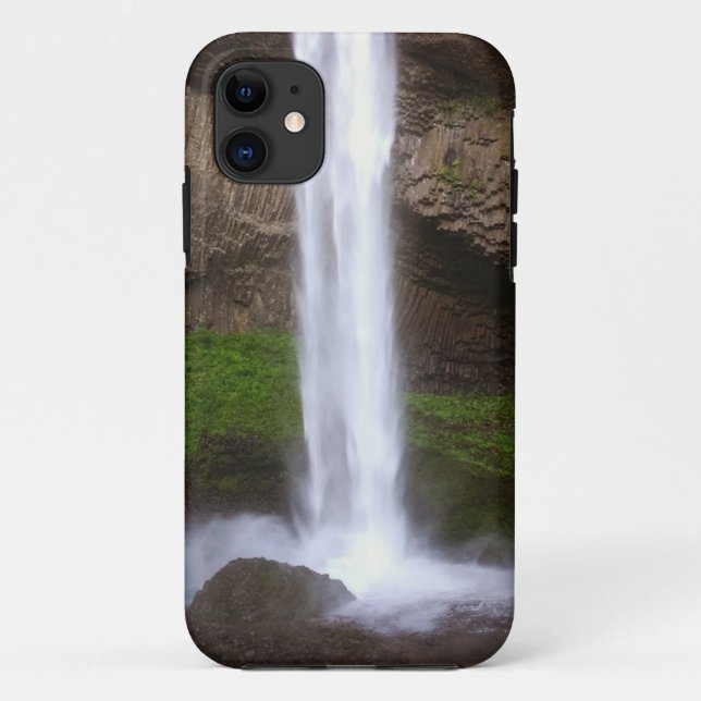 Capa Para iPhone 11 Base da Latourell Falls, OR (Verso)