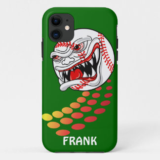 Capa Para iPhone 11 Baseball com dentes - Personalizável!
