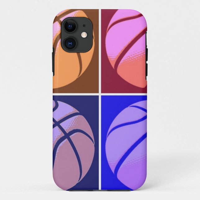 Capa Para iPhone 11 Basquete de pop (Verso)