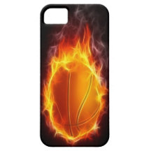 Basquetebol do caso do iPhone 5 do fogo