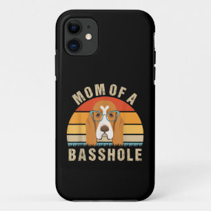 Capa Para iPhone 11 Basset Hound Feminino Apresenta Mãe Engraçada De U
