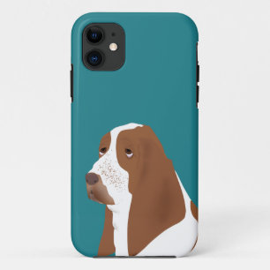Capa Para iPhone 11 Basset Hound iPhone SE + iPhone 5/5S, mal existe