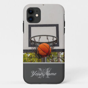 Capa Para iPhone 11 Bater direto no campo de basquete!