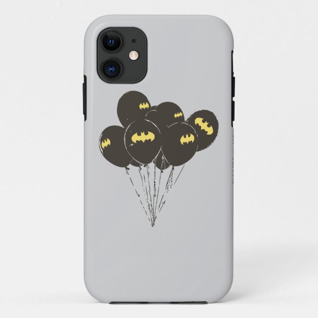 Capa Para iPhone 11 Batman Balloons (Verso)