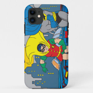 Capa Para iPhone 11 Batman E Robin Running