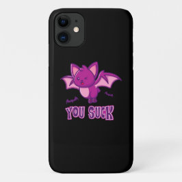 Capa Para iPhone 11 Bats de Vampiro bonitos e Dias de as Bruxas engraç