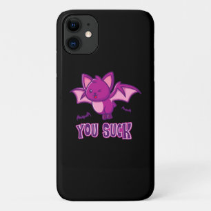 Capa Para iPhone 11 Bats de Vampiro bonitos e Dias de as Bruxas engraç