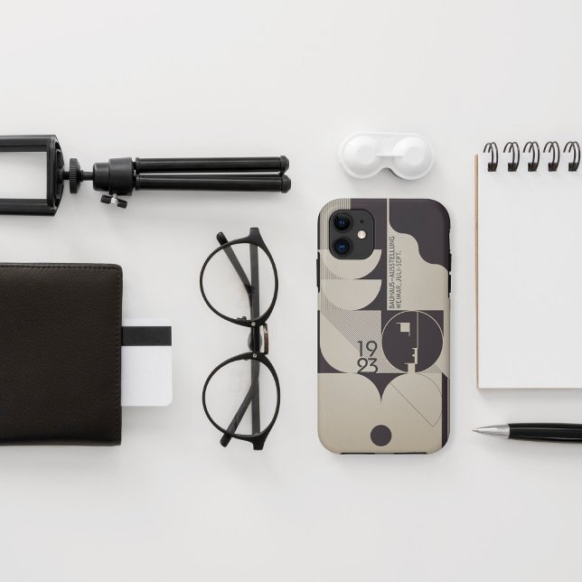 Capa Para iPhone 11 Bauhaus inspirou padrão geométrico (Criador carregado)