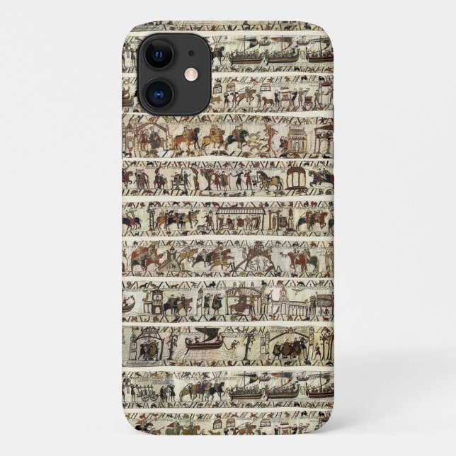 Capa Para iPhone 11 BAYEUX TAPESTRY 1066 Batalha de Hastings (Verso)