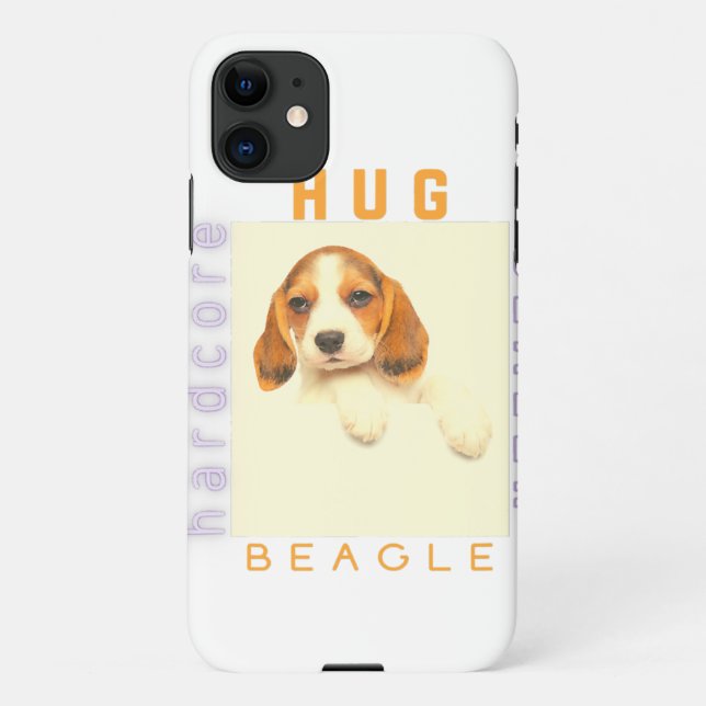 Capa Para iPhone 11 Beagle Hug Dealer - Presente perfeito para o cacho (Verso)