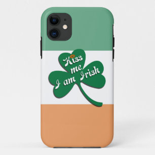 Capa Para iPhone 11 Beija-me Eu sou Irlandês