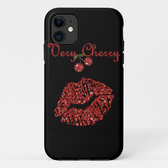 Capa Para iPhone 11 Beijo Cereja RAB Rockabilly (Verso)