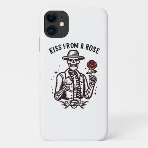 Capa Para iPhone 11 Beijo de uma Rosa