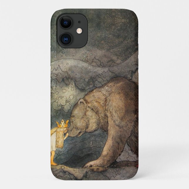 Capa Para iPhone 11 Beijo de Urso (Verso)