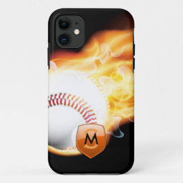 Capa Para iPhone 11 Beisebol Monograma