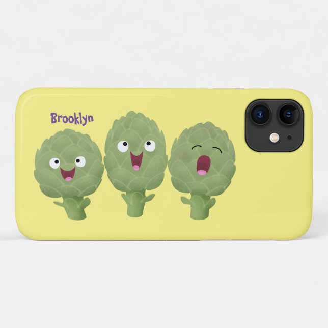Capa Para iPhone 11 Bela canção de alcachofras (Verso (horizontal))