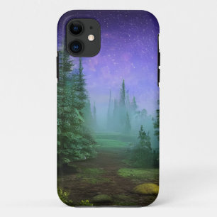 Capa Para iPhone 11 Bela Cena de Selvagem à Lua