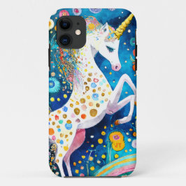 Capa Para iPhone 11 Bela Fantasia Unicórnio