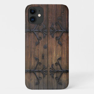 Capa Para iPhone 11 Bela Porta De Madeira Velha