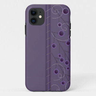 Capa Para iPhone 11 Beleza Roxa Floral