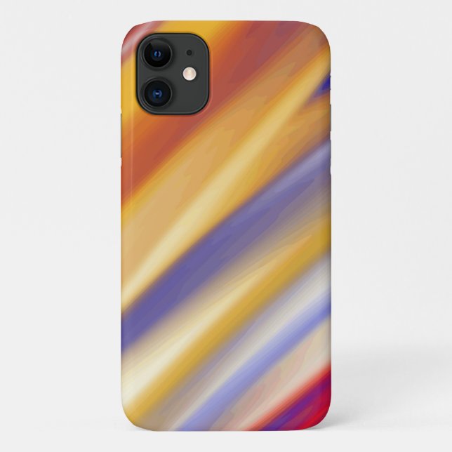 Capa Para iPhone 11 Belo arco-íris de cores (Verso)