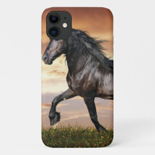 Capa Para iPhone 11 Belo Cavalo Negro