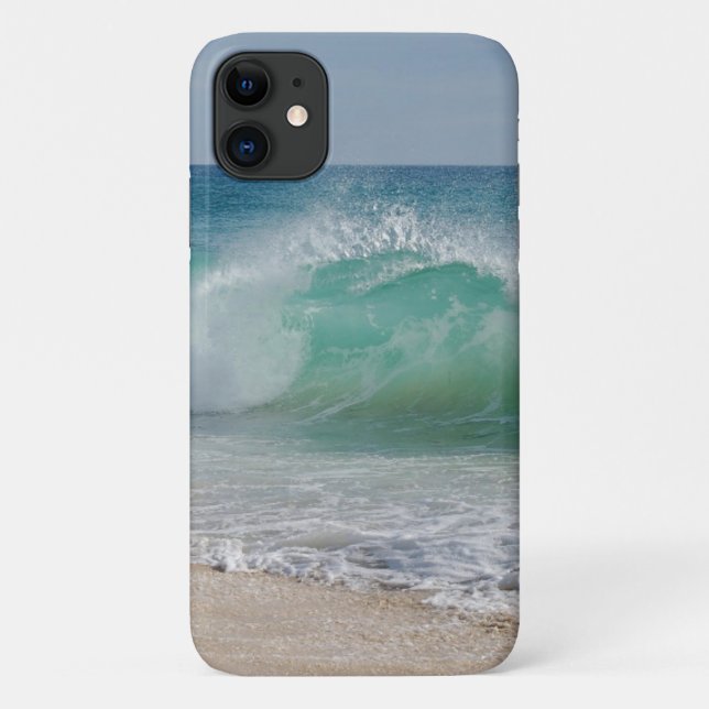 Capa Para iPhone 11 Belo Oceano Praia (Verso)