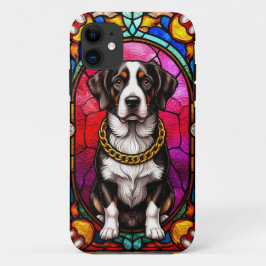 Capa Para iPhone 11 Belo Retrato de Cachorro na Trabalho de arte de Vi