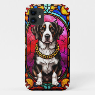 Capa Para iPhone 11 Belo Retrato de Cachorro na Trabalho de arte de Vi