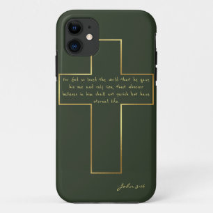 Capa Para iPhone 11 Bênçãos Serenos: Estojo de Telefone Cristão Pastel