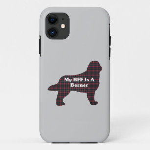 Capa Para iPhone 11 Bernese Mountain Dog BFF