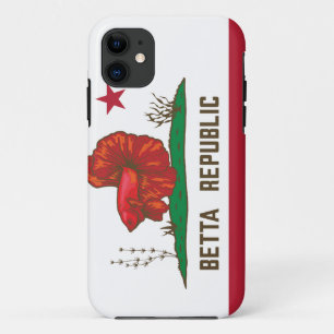 Capa Para iPhone 11 Betta Republic Flag