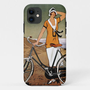 Capa Para iPhone 11 Bicicleta Anúncio, 1925