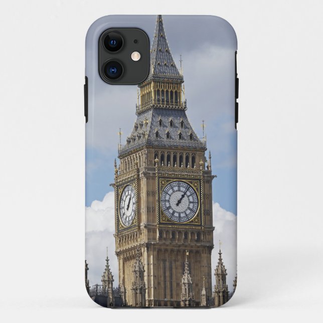 Capa Para iPhone 11 Big Ben e Casas do Parlamento, Londres, (Verso)