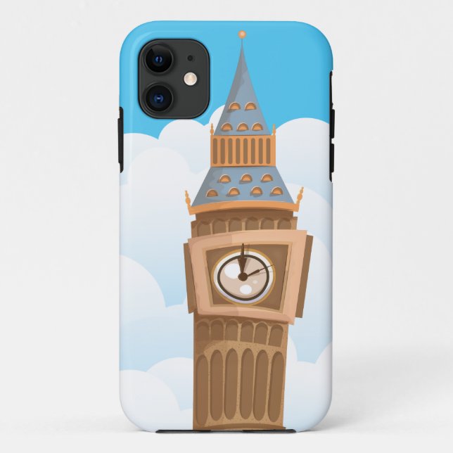 Capa Para iPhone 11 Big Ben Westminster Clock Tower (Verso)