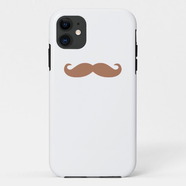 Capa Para iPhone 11 bigode solteiro (Verso)