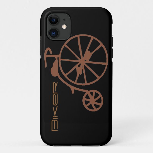Capa Para iPhone 11 Bike Retro (Verso)