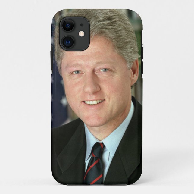 Capa Para iPhone 11 Bill Clinton (Verso)