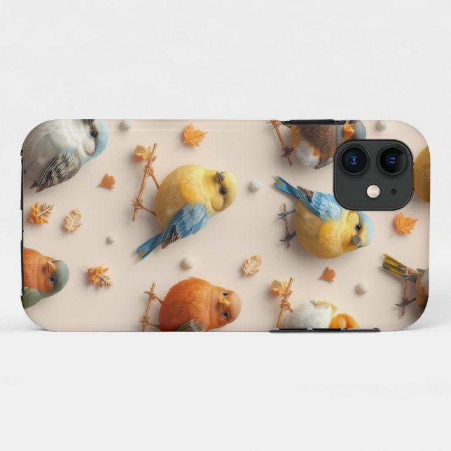 Capa Para iPhone 11 Birds (Verso (horizontal))