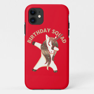Capa Para iPhone 11 BIRTHDAY SQUAD, presente de aniversário engraçado