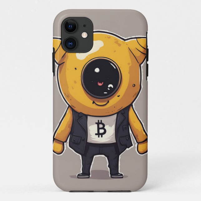 Capa Para iPhone 11 Bitmoney Character iPhone 11 Case - Whimsical and  (Verso)