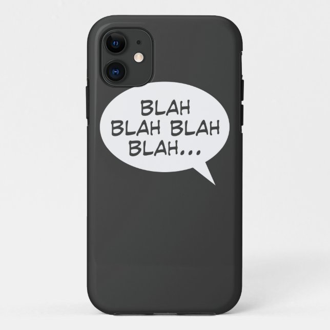 Capa Para iPhone 11 Blá - blá blá… (Verso)