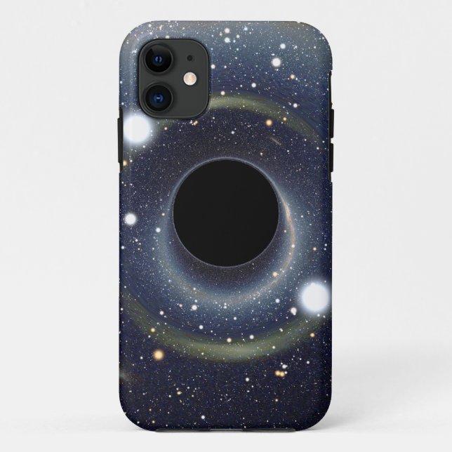 Capa Para iPhone 11 Black Hole Einstein Ring NASA (Verso)