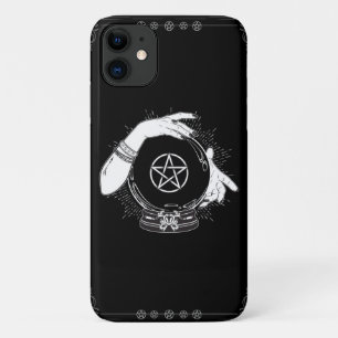 Capa Para iPhone 11 Black Mystic Fortune Teller Ball Cristal Místico