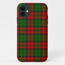 Capa Para iPhone 11 Blackwatch Campbell Tartan Red Green Xadrez